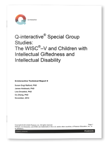 WISC-V and Children with Intellectual Giftedness and Intellectual Disability