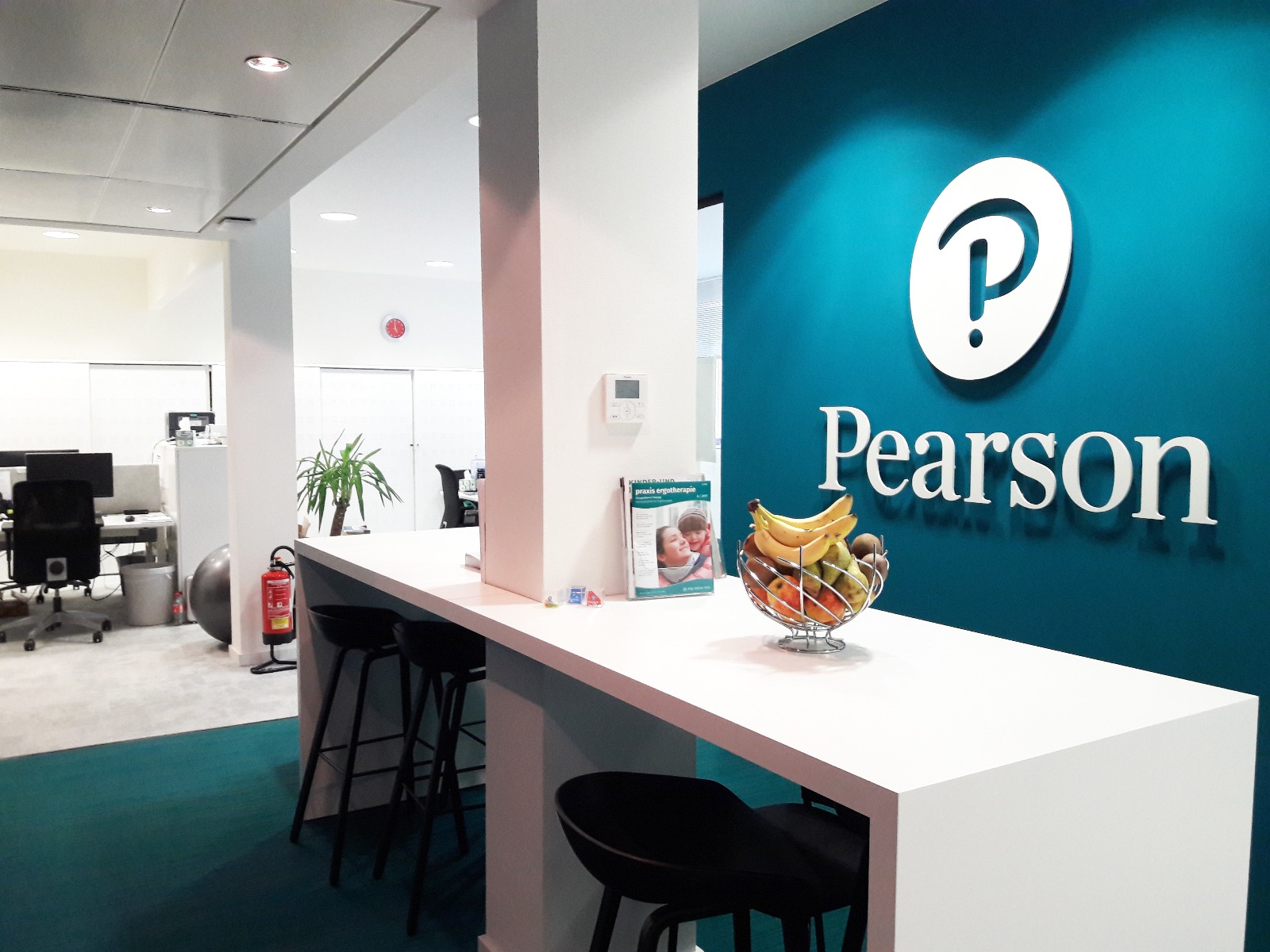 Büro von Pearson in Frankfurt