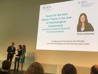 Pearson Preis 2019 für Frau Jankowsky